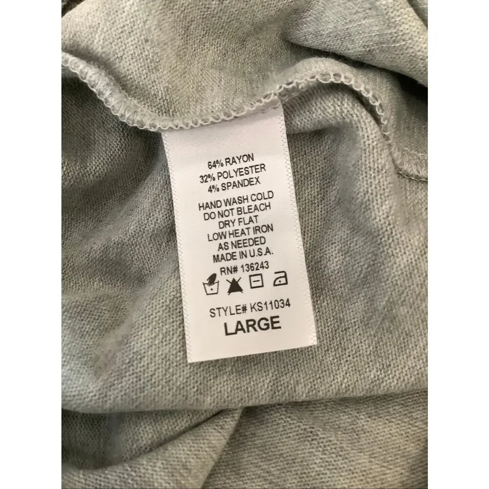 Vintage Havana Girl's Large Gray Butterfly Hacci Jogger Pants Whimsigoth V4-20